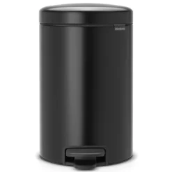 Pedalhink Brabantia NewIcon, 12L, matt svart, soft-close