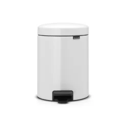 Pedalhink Brabantia NewIcon, 5L, vit, mjukstängande lock