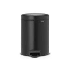 Pedalhink Brabantia NewIcon, 5L, svart, mjukstängande