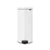 Pedalhink Brabantia NewIcon, 30L, vit, mjukstängande