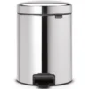 Pedalhink Brabantia NewIcon Brilliant Steel, 5L