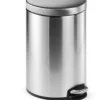 Pedalhink Durable Rostfritt Stål, 12 liter, löstagbar innerhink