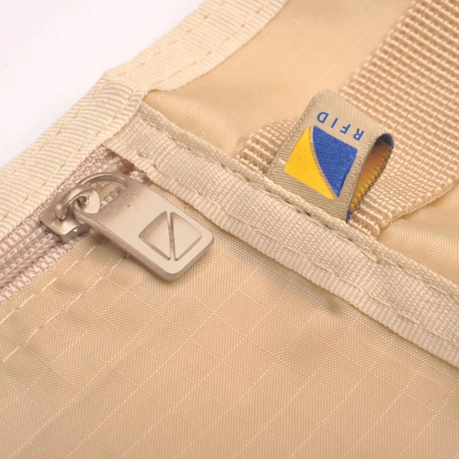 Pengabälte Travelblue RFID-skyddat, svart och beige
