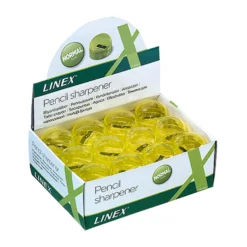 Pennvässare Linex PS150 dubbel, spånbehållare, gul