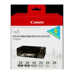 PGI-29 MBK/PBK/DGY/GY/LGY/CO multi pack