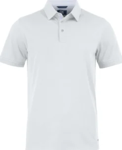 Piketröja Cutter & Buck Advantage Premium Herr, vit, UPF 35