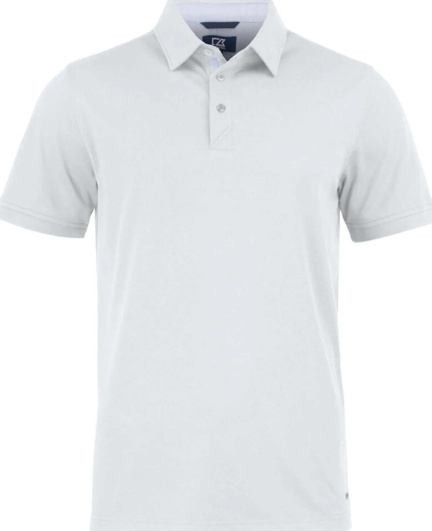 Piketröja Cutter & Buck Advantage Premium Herr, vit, UPF 35