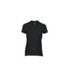 Piketröja Dam Gildan Premium Cotton, svart, kortärmad