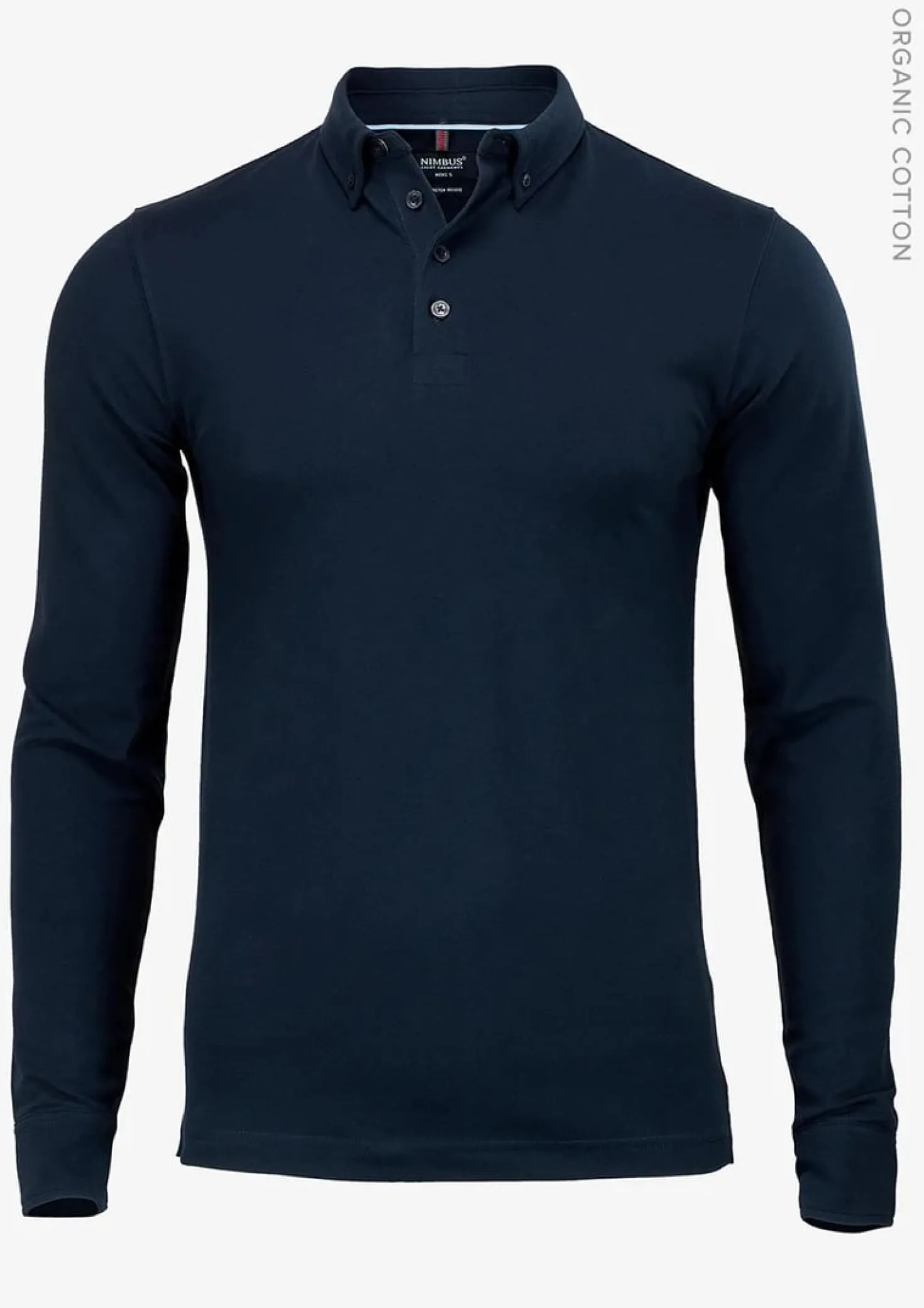 Piketröja Nimbus Carlington Herr Långärmad, button-down, navy