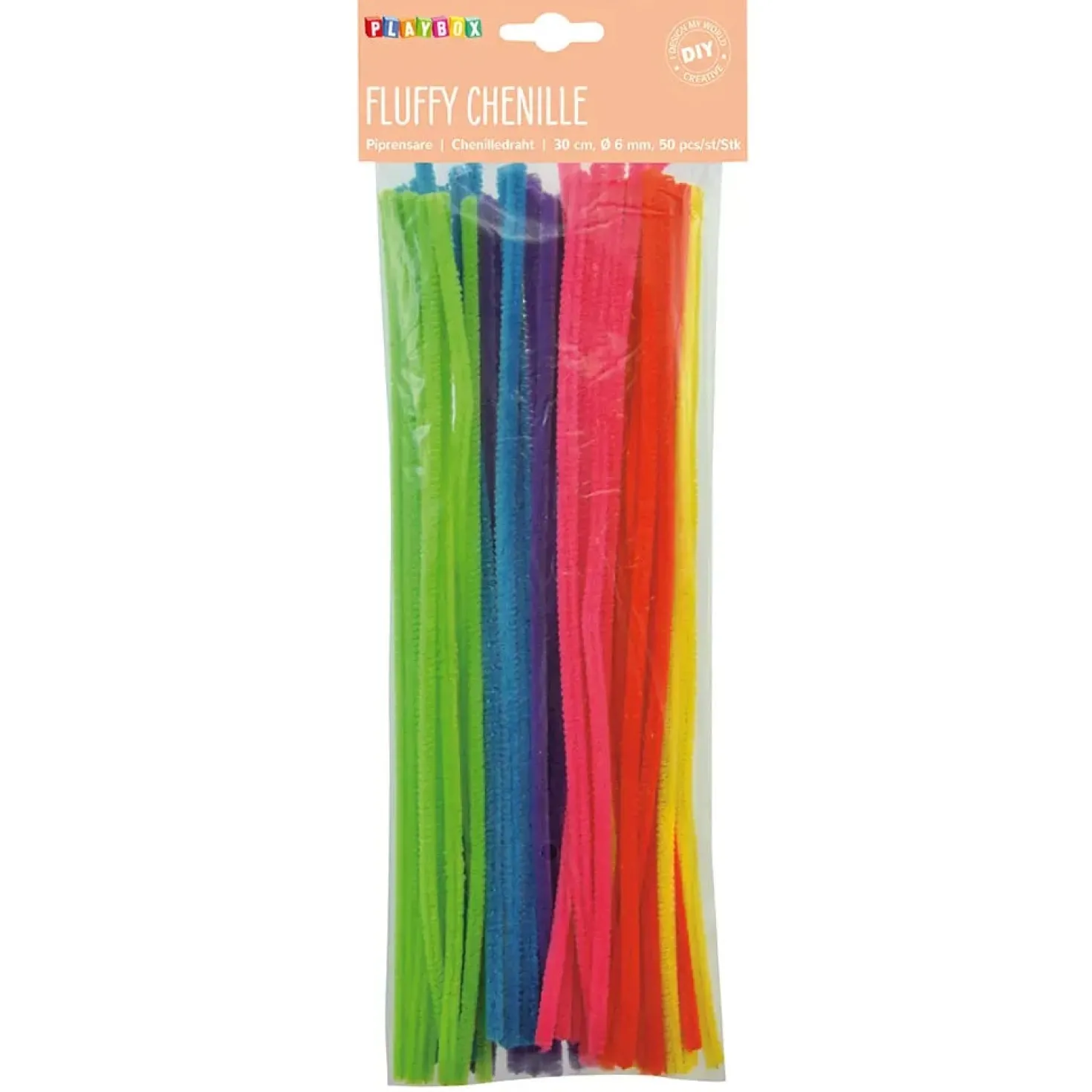 Piprensare Playbox Neon, Ø 6 mm