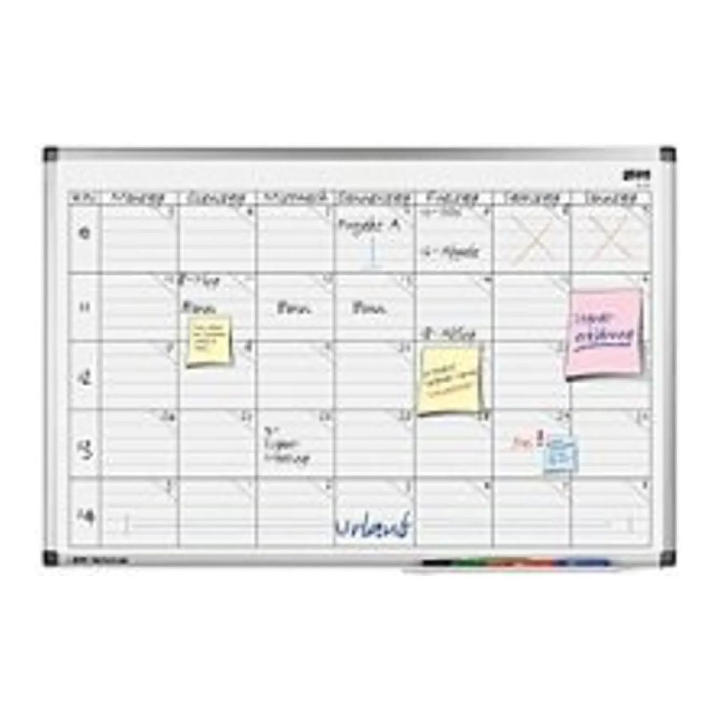 Planeringstavla Legamaster Veckoplan Whiteboard, 60x90 cm, 7 sektioner
