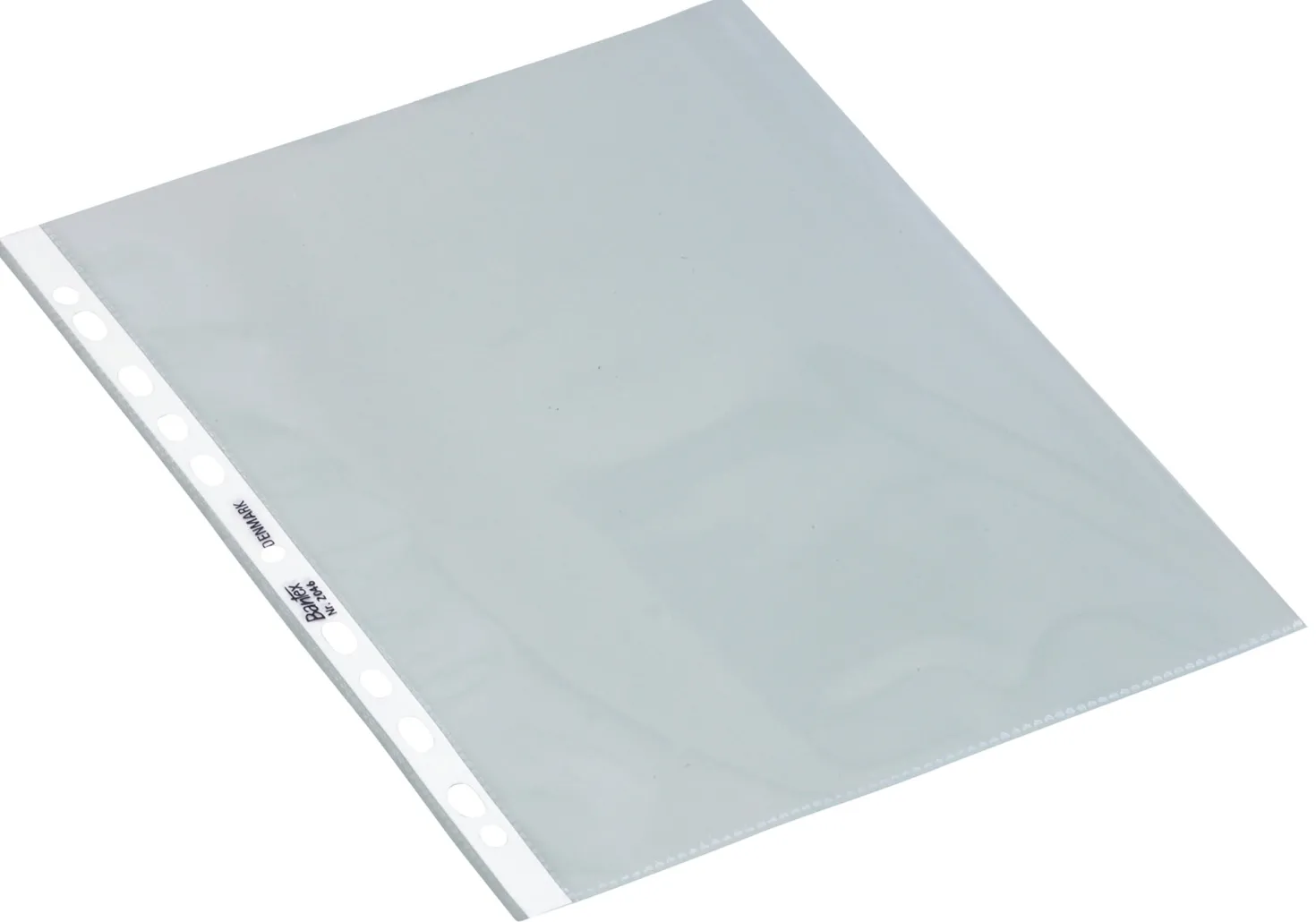 Plastficka Bantex A4, transparent, öppen topp, 0,09 mm, 100 st