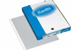 Plastficka Bantex CS A4 präglad, 0,06 mm, 100 st