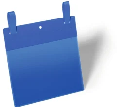 Plastficka Durable A5L med fästband för nätgaller