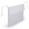 Plastficka Durable A5L med ståltrådsfäste, transparent PP, toppflik