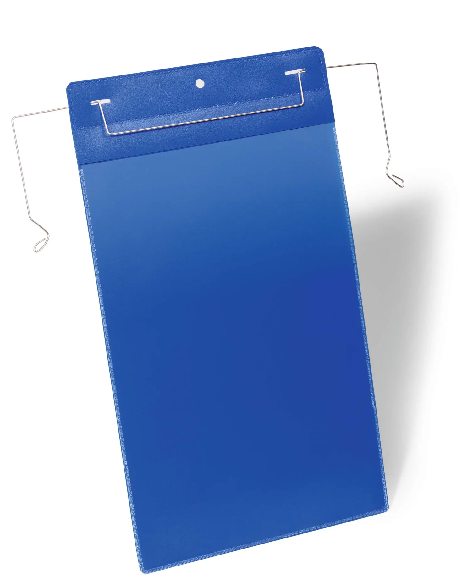 Plastficka Durable A4S med trådbygel, skyddande lock