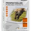 Plastficka Durable BUSINESS A4 Glasklar, universalhålad, 40 st