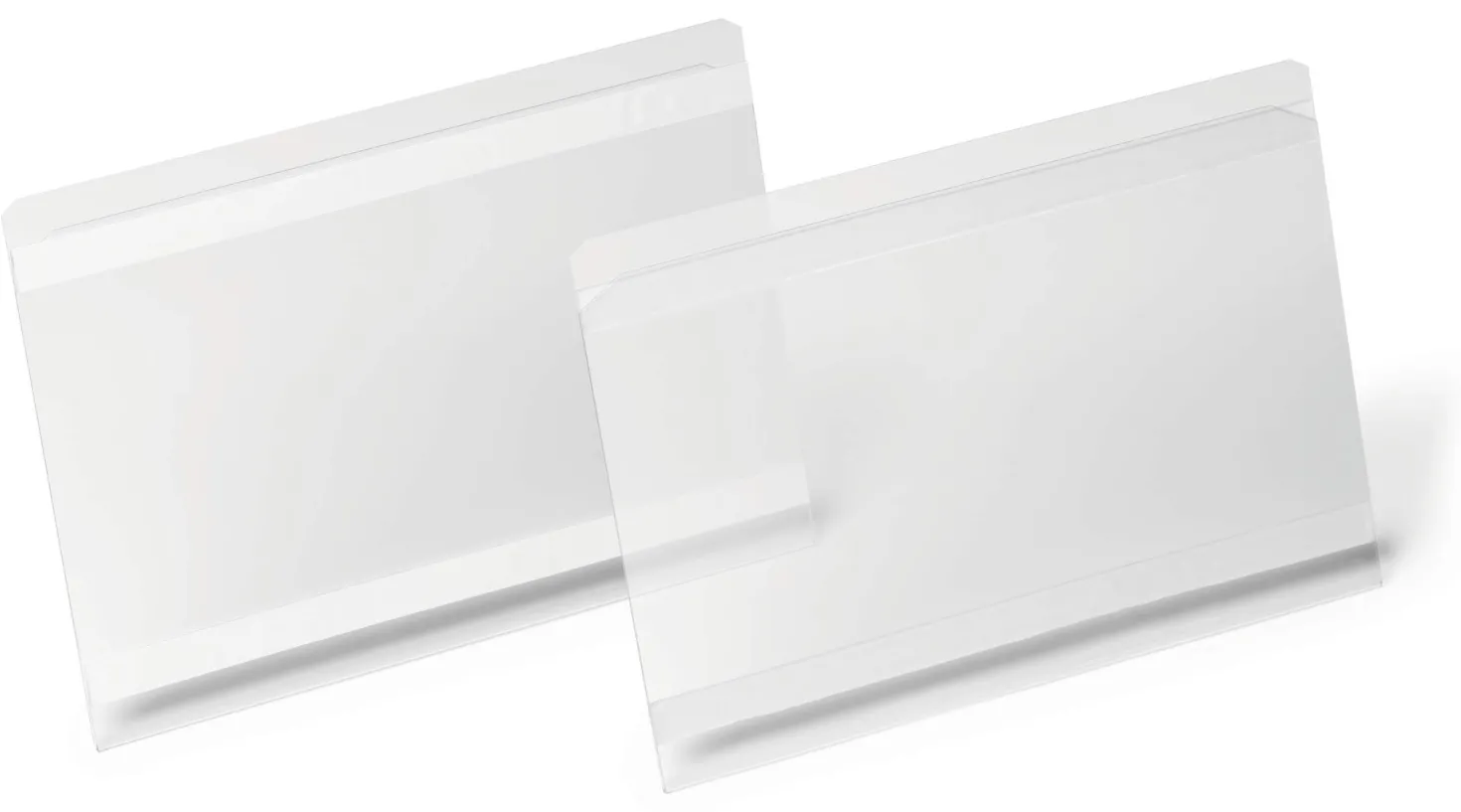 Plastficka Durable HARD COVER Självhäftande, A5 liggande