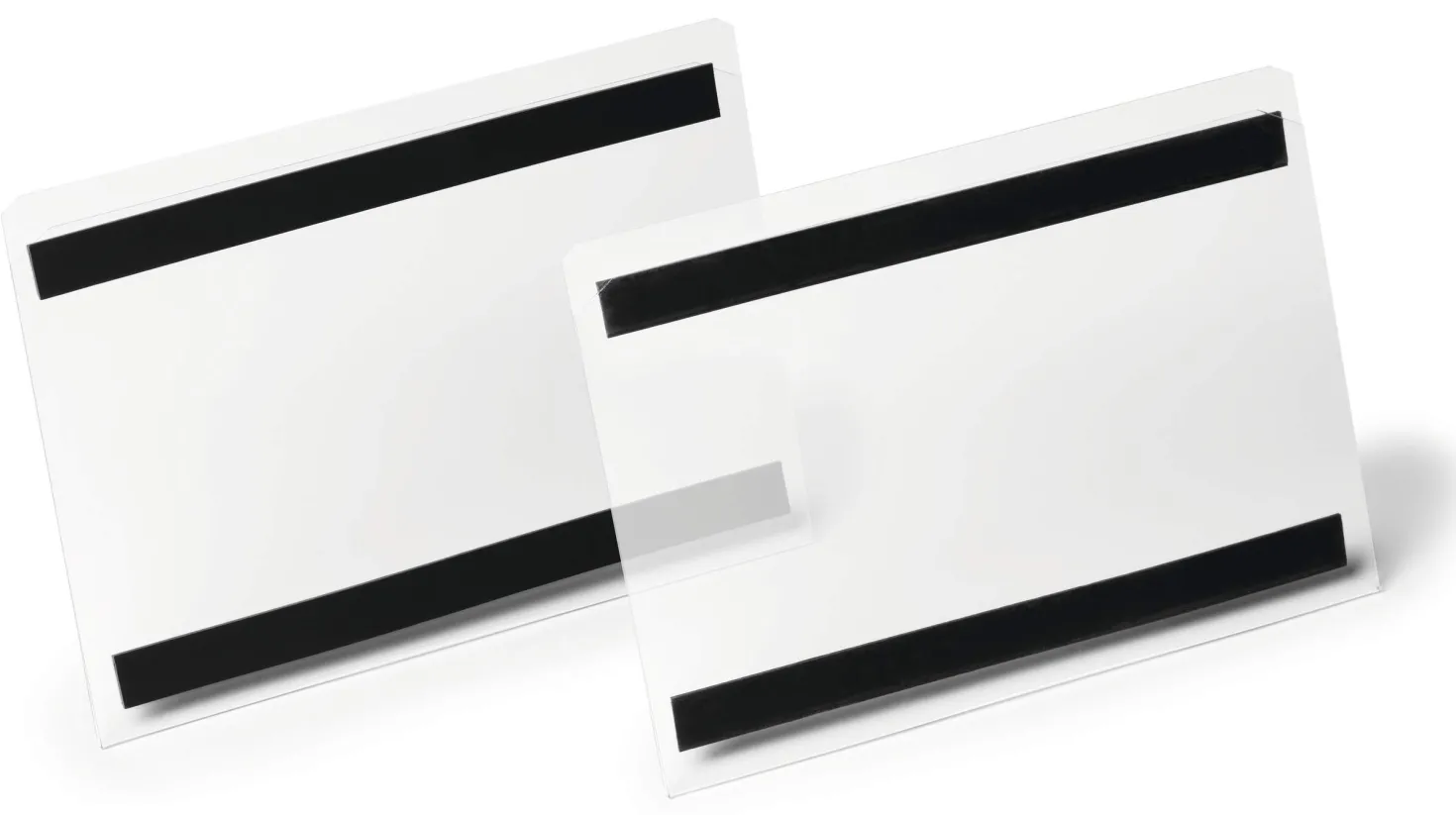 Plastficka Durable Hard Cover Magnetisk, A5 liggande, transparent