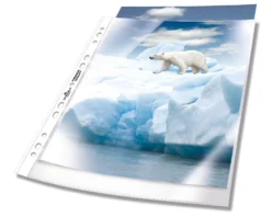 Plastficka Durable PREMIUM A4, universalhålad, 50 st
