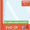 Plastficka Oxford A4 i block, klar, 0,05 mm, 60 st