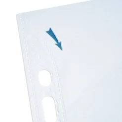 Plastficka Oxford A4 i block, klar, 0,05 mm, 60 st