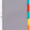 Plastficksregister Durable 5 flikar, svetsade, A4