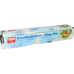 Plastfolie Papstar med avrivningssystem, 300 m x 45 cm, DEHP-fri