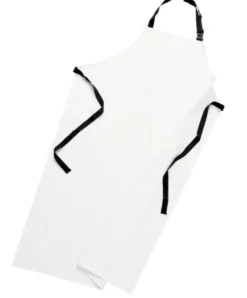 Plastförkläde sitex Vit, 70x110 cm, vattentätt