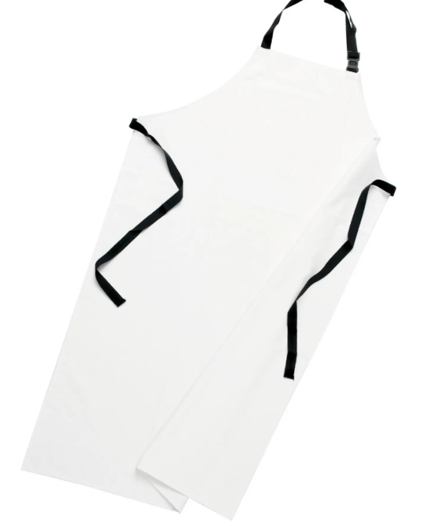 Plastförkläde sitex Vit, 70x110 cm, vattentätt
