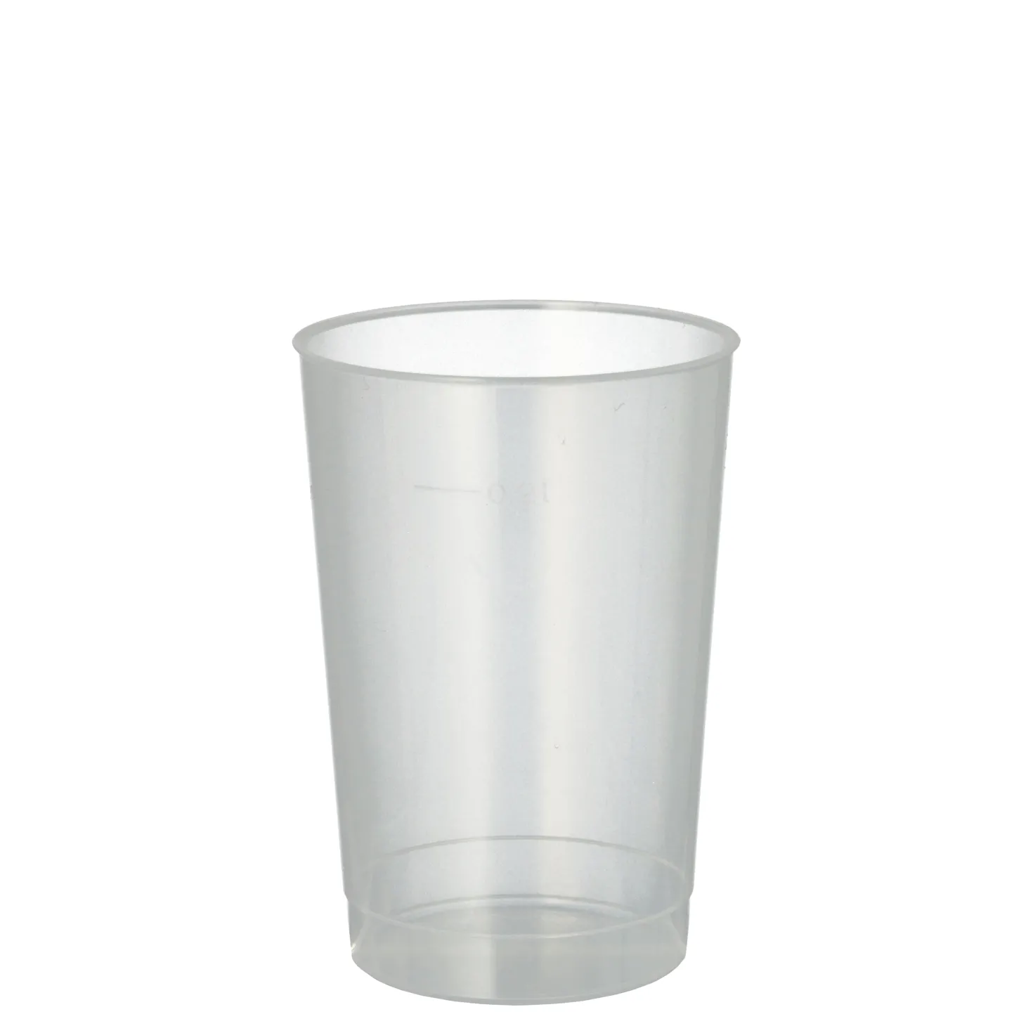 Plastglas Reuse Okrossbar PP, 20 cl, genomskinlig, 40 st