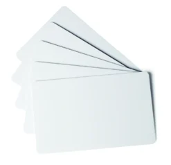 Plastkort Durable Duracard ID 300, tunna 0,5 mm, vit, 100 st