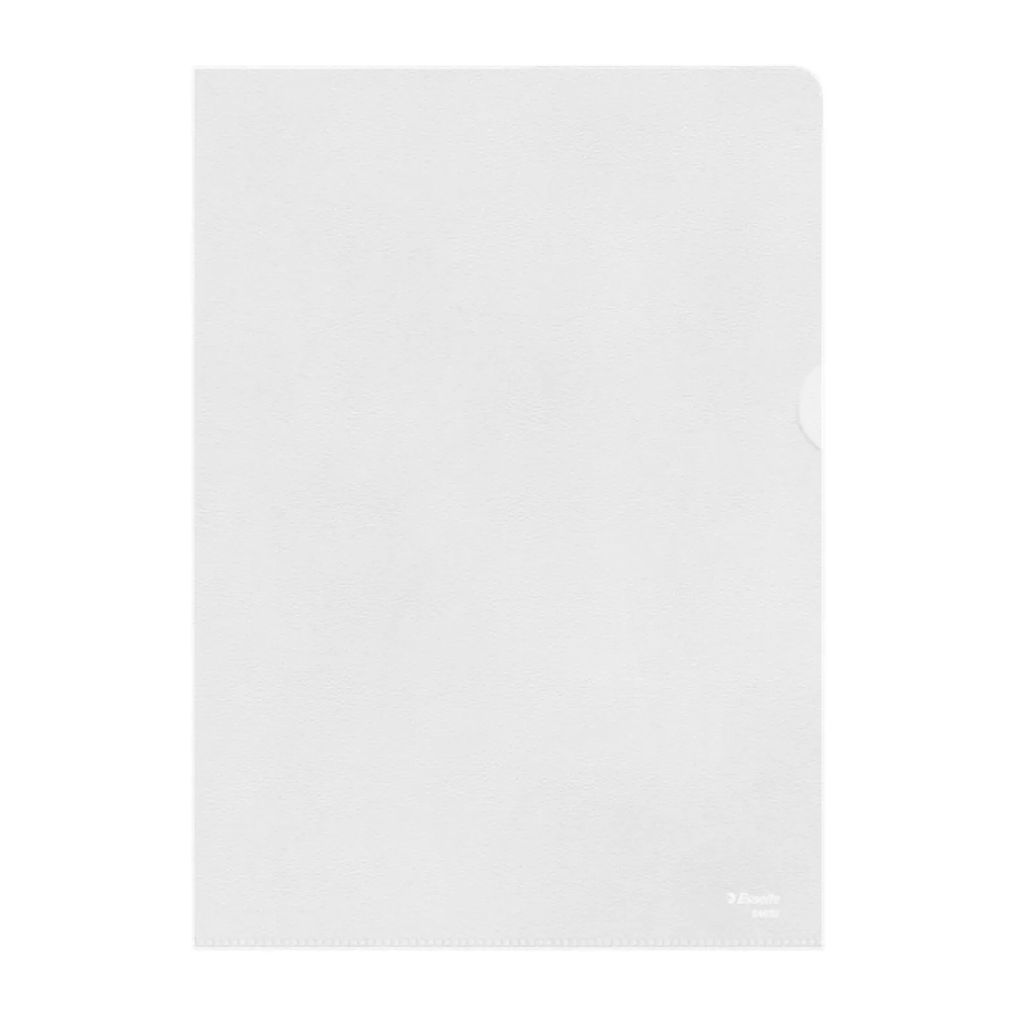 Plastmapp Esselte A4 PP Klar Präglad, 100 st