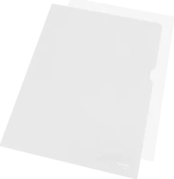 Plastmapp Esselte A4 PP Klar Präglad, 100 st