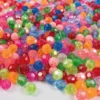 Plastpärlor Playbox Kristallformade, blandade färger