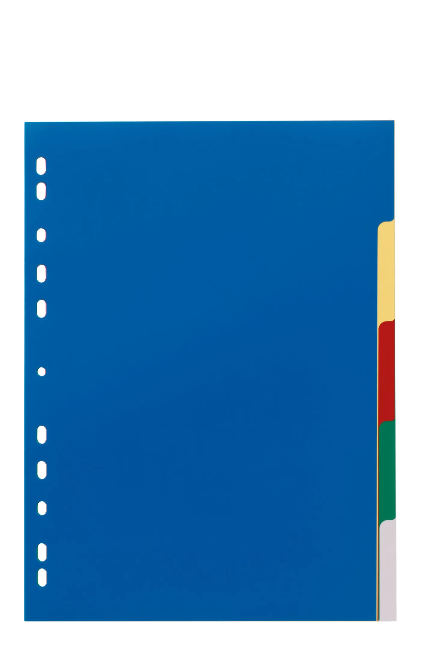 Plastregister Durable A4 1-5 Otryckt, blandade färger