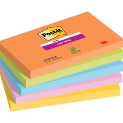 Post-it-lappar Post-it Super Sticky 655-5SS-BOOS, 76x127mm, 5 block