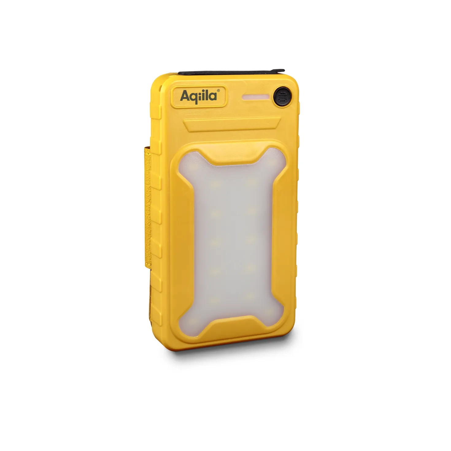 Powerbank Aqiila Powerbird BS10, 10 000 mAh, solcellsdriven, gul