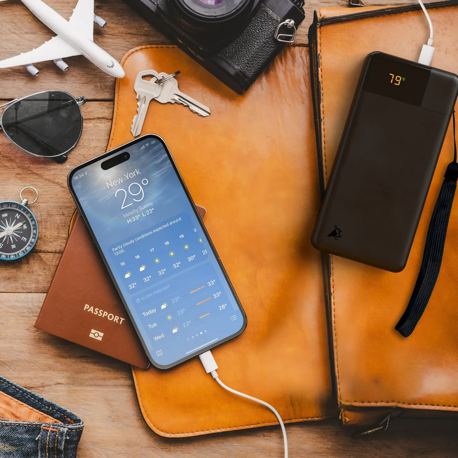 Powerbank Aqiila Powerbird B20, 20000 mAh, 20W snabbladdning