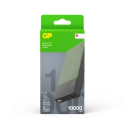 Powerbank GP M2+, 10000 mAh, snabbladdning, grön