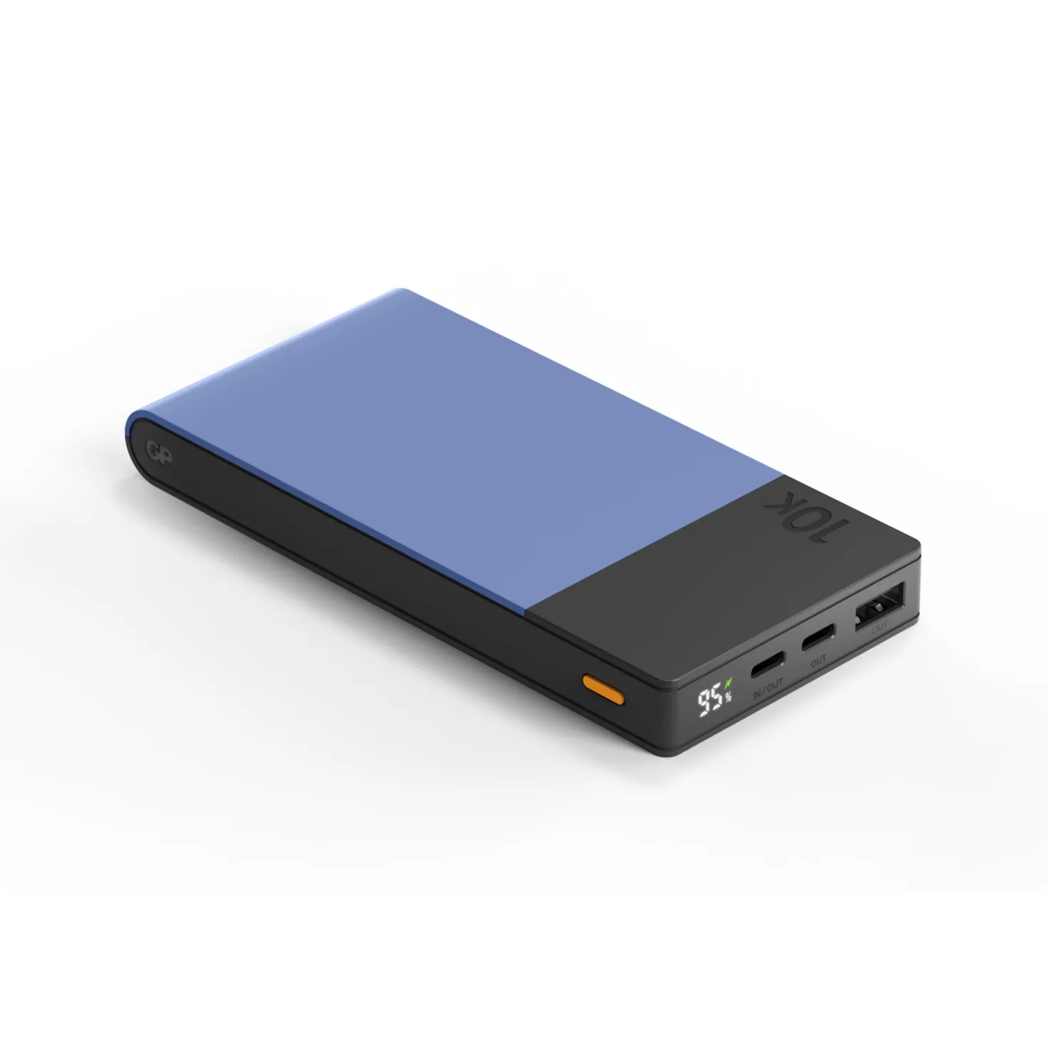 Powerbank GP M2+ 10000 mAh, snabbladdning, blå