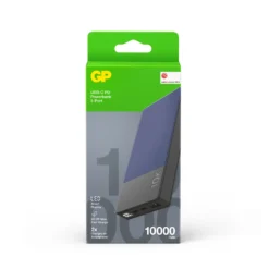 Powerbank GP M2+ 10000 mAh, snabbladdning, blå