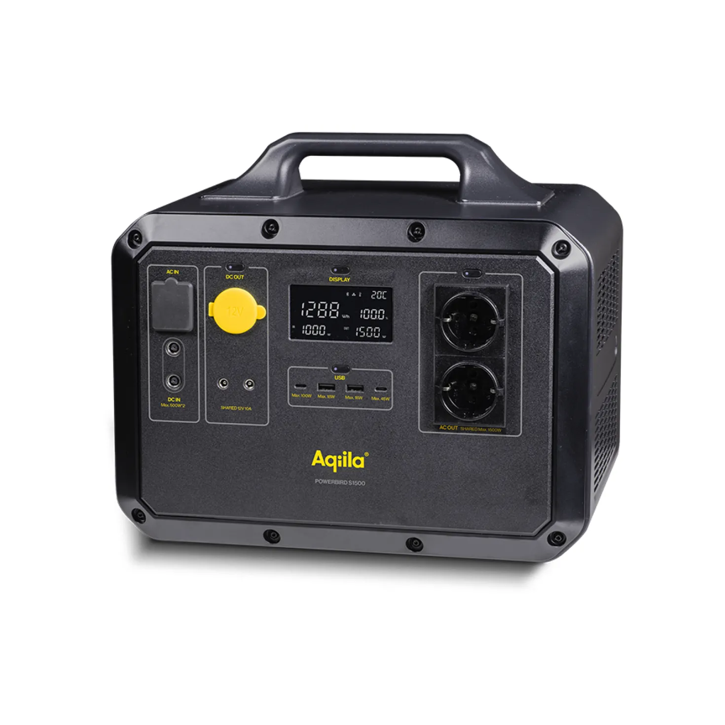 Powerstation Aqiila Powerbird S1500, 1500W, 1568Wh, LiFePO4