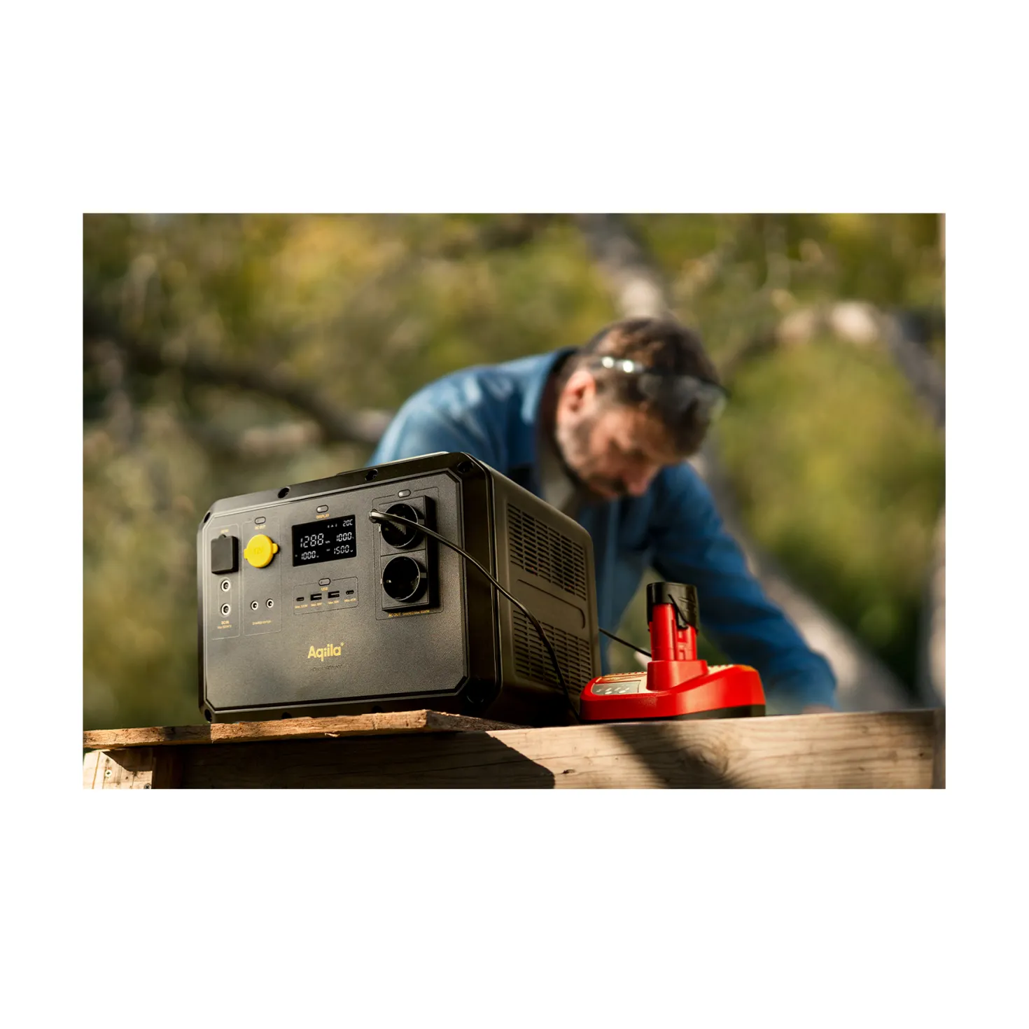 Powerstation Aqiila Powerbird S1500, 1500W, 1568Wh, LiFePO4