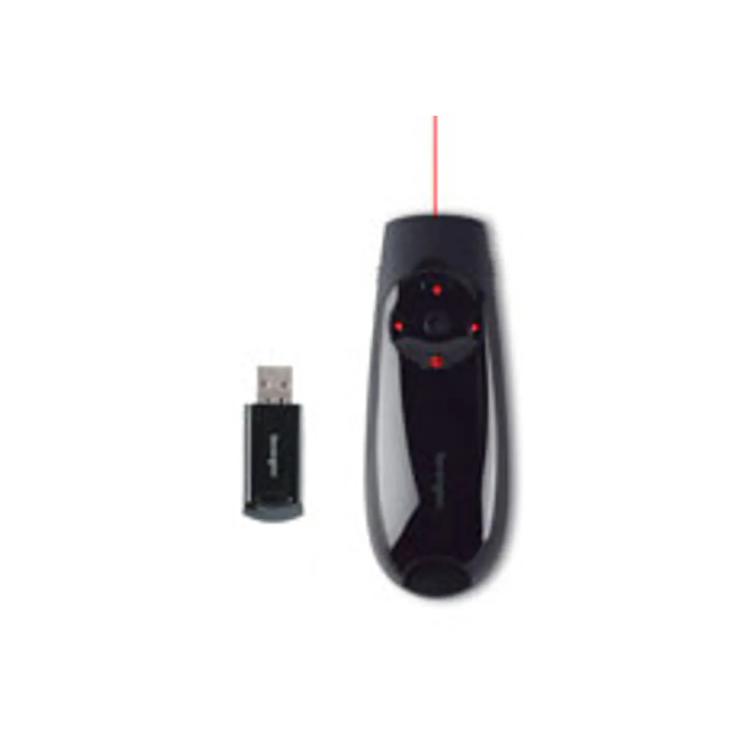 Presentatör Kensington Expert, trådlös, röd laser, markörstyrning