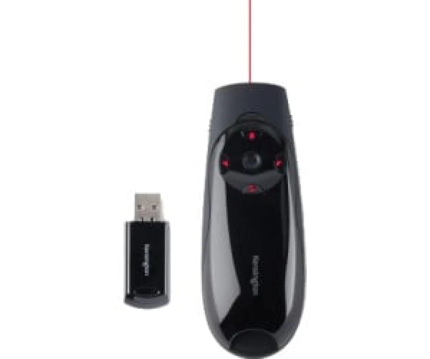Presentatör Kensington Expert, trådlös, röd laser, markörstyrning