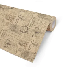 Presentpapper Hedlunds Pappersindustri Good News, brunt ribba, 38cm x 165m