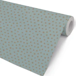 Presentpapper Hedlunds Pappersindustri SpotOn, mint och guld, 57cm x 154m