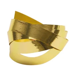 Presentsnöre Metallic Guld, 250m x 10mm