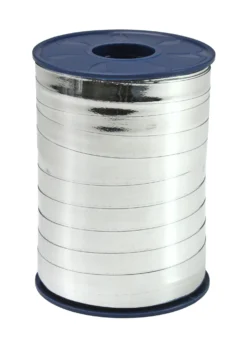 Presentsnöre Metallic Silver, 250m x 10mm